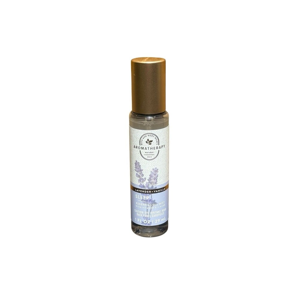 Aromatherapy Lavender Vanilla Sleep Essential Oil Spray Bath and Body Works New